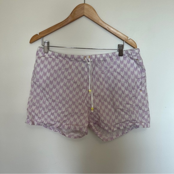 Kerri Rosenthal Purple Heart Short Sleeve Pajama Set Size Large - Picture 5 of 7